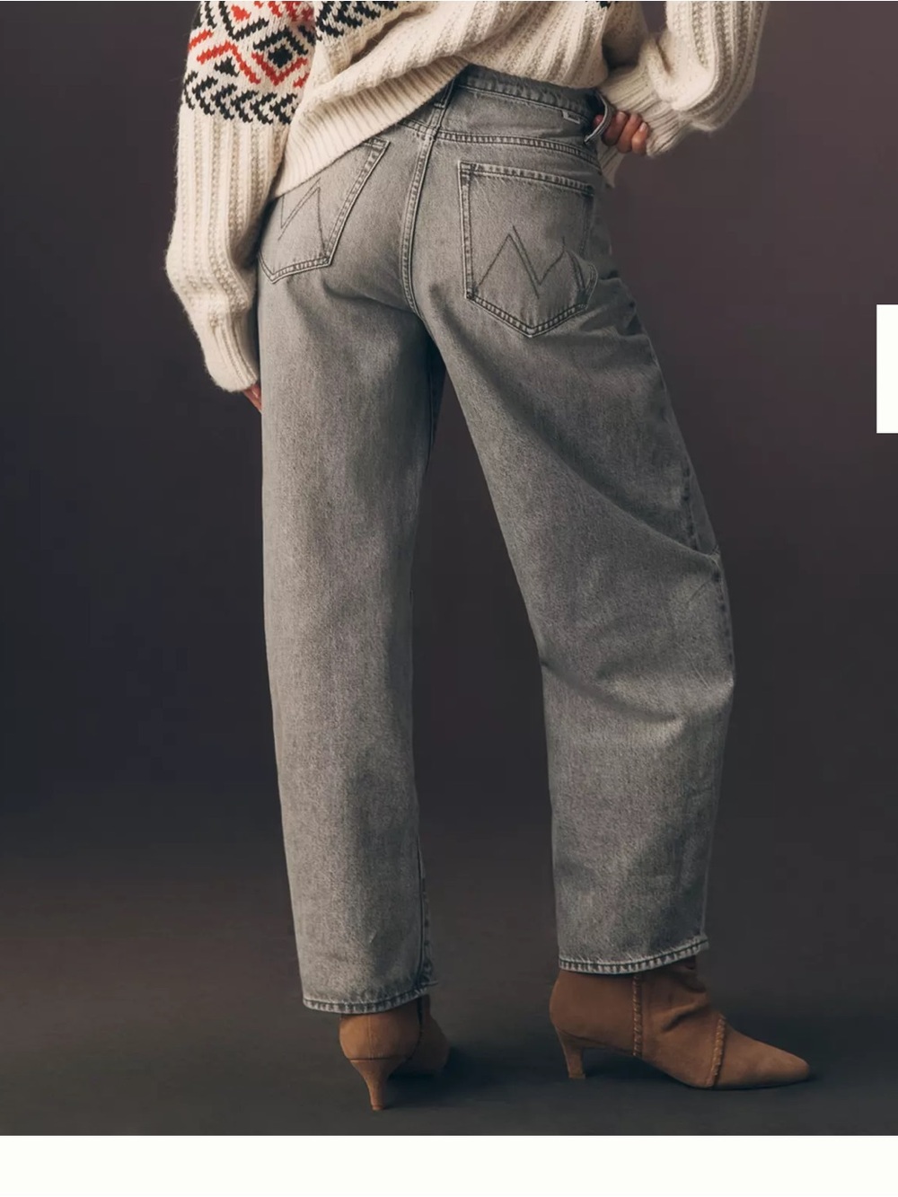 BNWT MOTHER The Pony Keg High-Rise Barrel Jeans - Picture 2 of 12